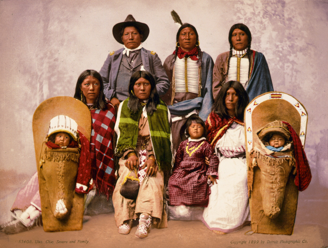 Utes chief Severo and family, 1899