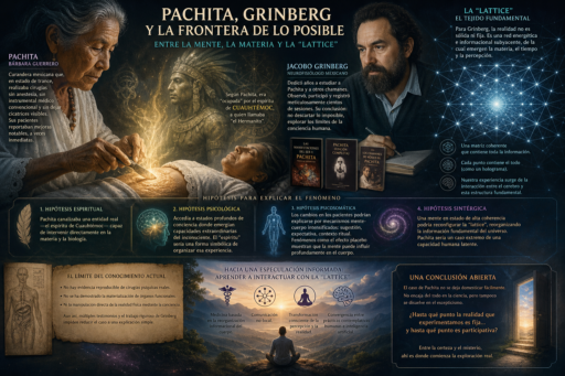 Jacobo Grinberg, neurofisiólogo y psicólogo mexicano, realizó un estudio exhaustivo sobre Bárbara Guerrero, conocida como "Pachita", una curandera y médium que realizaba cirugías psíquicas en la Ciudad de México durante las décadas de 1970 y 1980