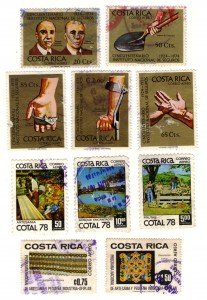 Sellos Postales de Costa Rica